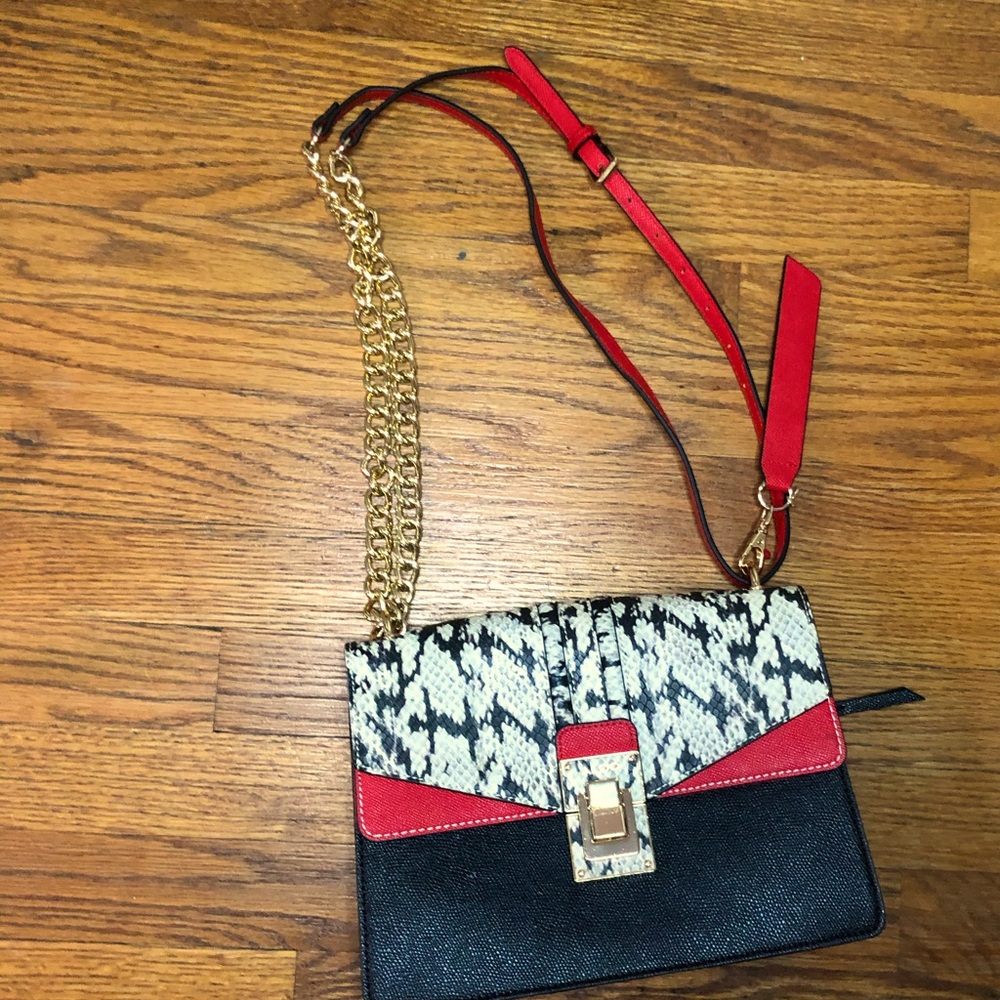 ALDO crossbody snake skin